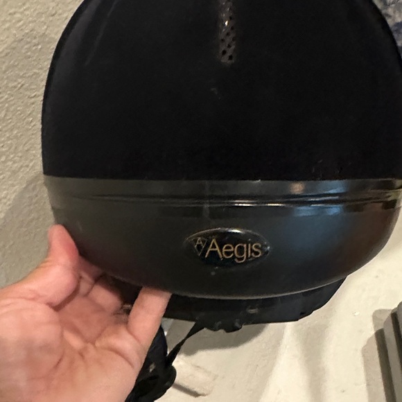 Aegis Devon-Aire Equestrian Riding Helmet Black Velvet Size XS/S - Picture 5 of 10